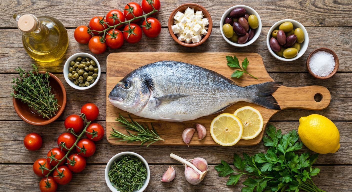 Дорадо по‑средиземноморски 🍋🐟