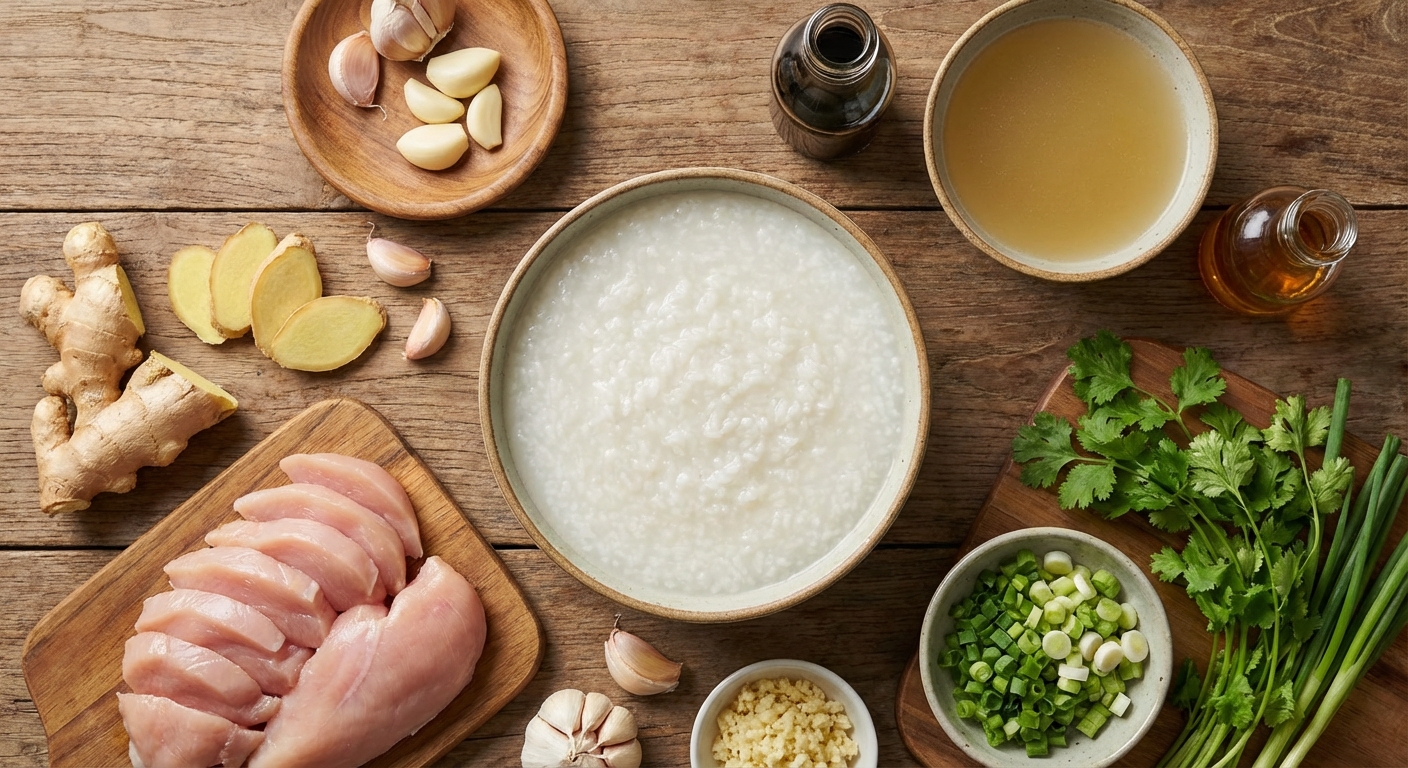 Ночной рисовый конжи с имбирём 🍲🌙