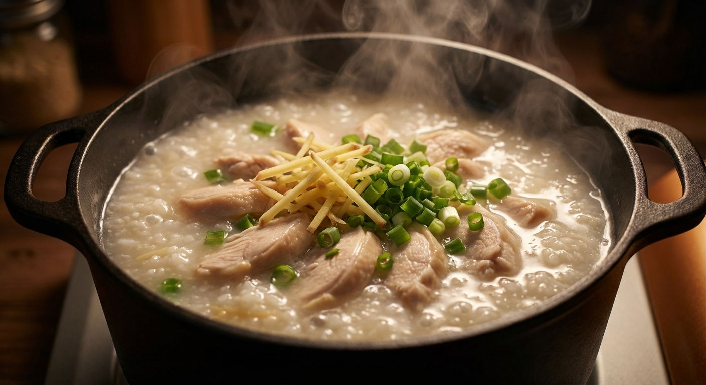 Ночной рисовый конжи с имбирём 🍲🌙 — фото 2