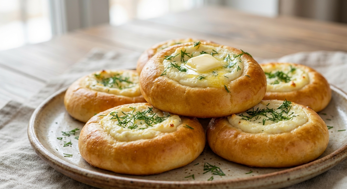 Мини-ватрушки с творогом и укропом 🥧 — фото 3