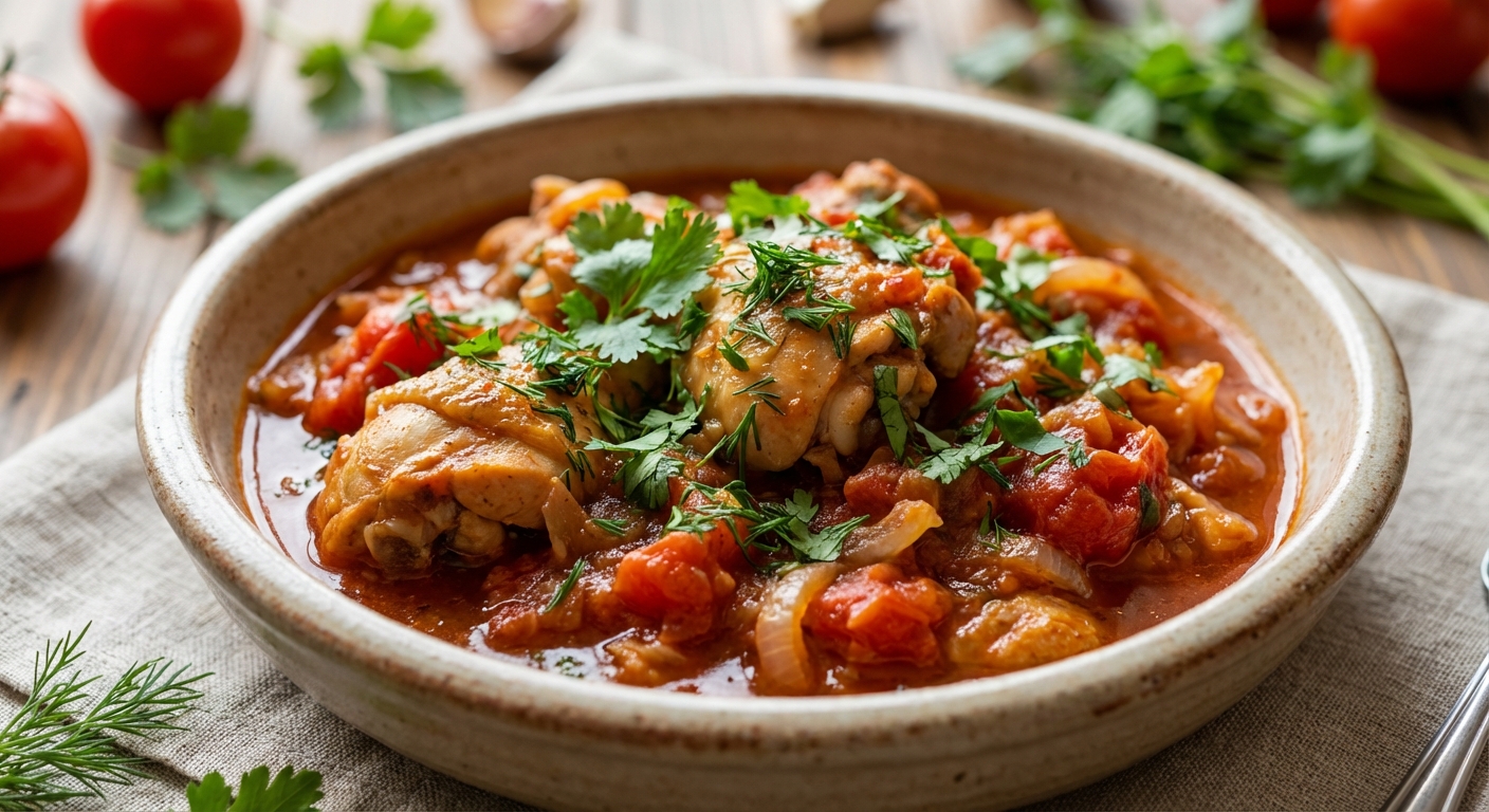 Чахохбили из курицы 🍅🍗 — фото 3