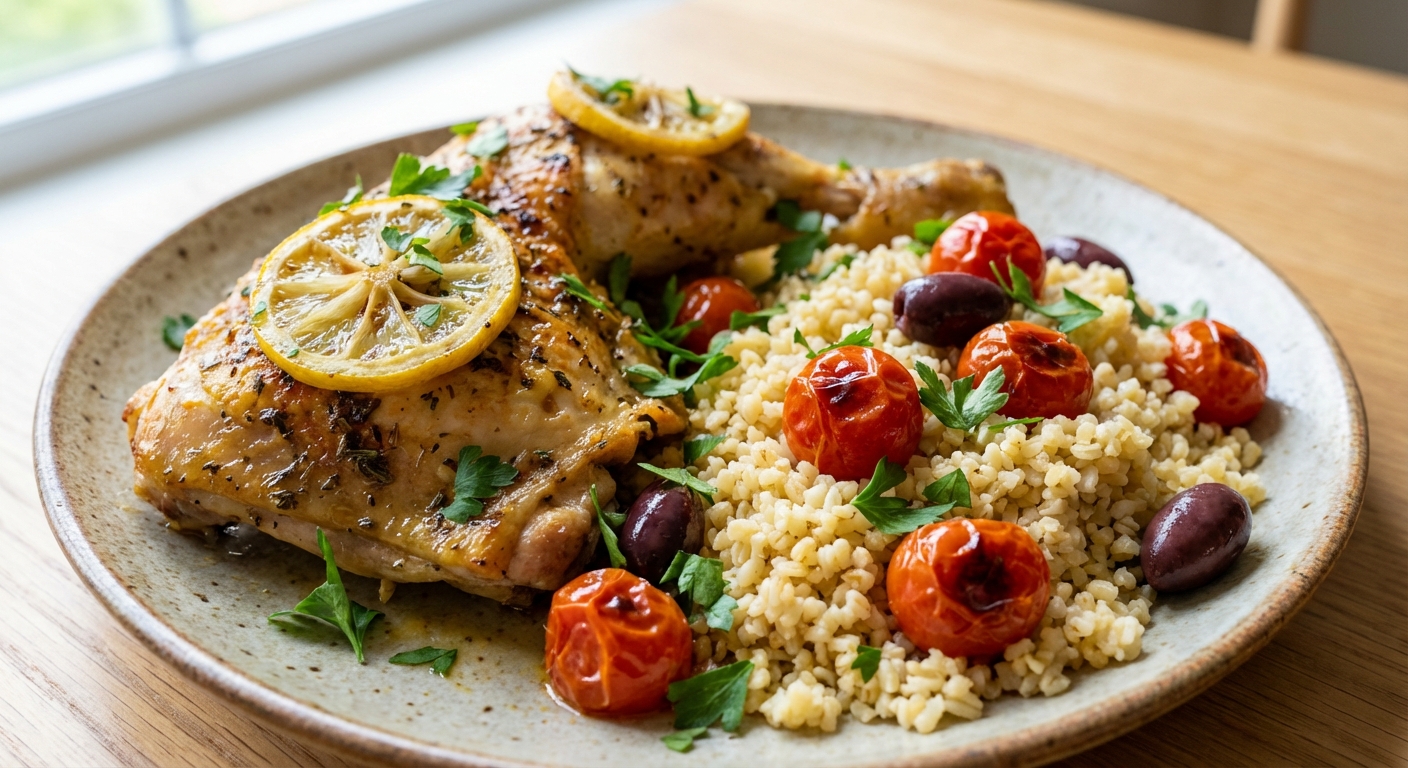 Лимонная курица с булгуром 🍋🍗 — фото 3