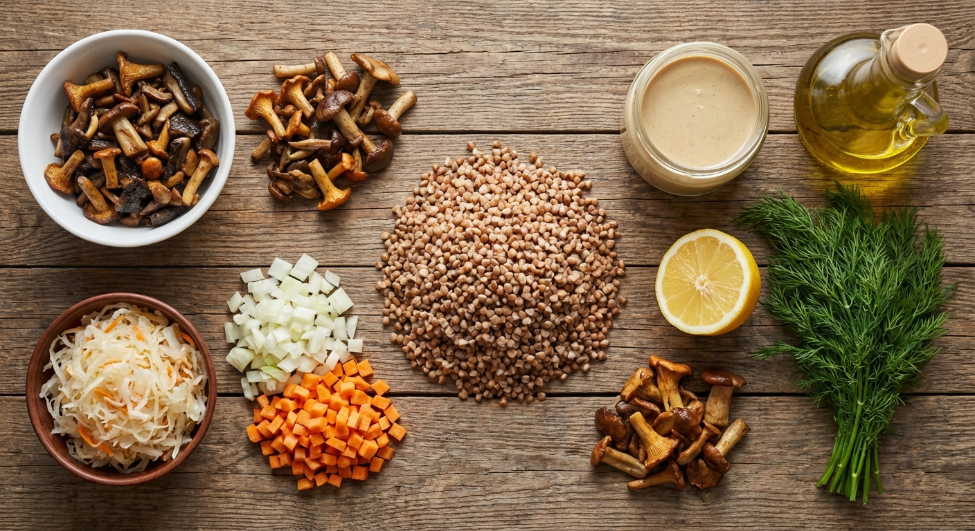 Гречневый обед по‑русски 🌿🍄