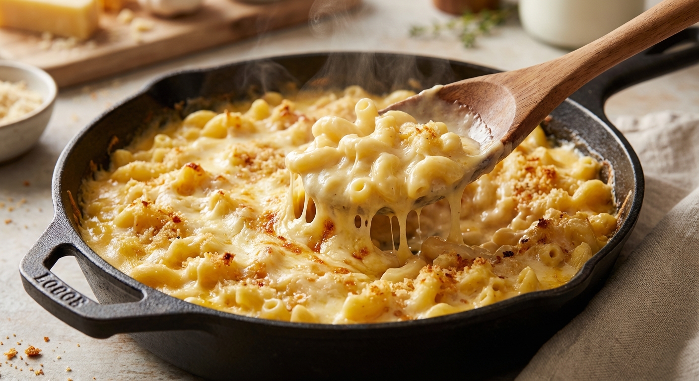 Кремовый Mac & Cheese на сковороде 🧀 — фото 2