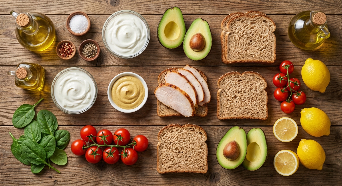 Мини-тосты с индейкой и авокадо 🥑🍞