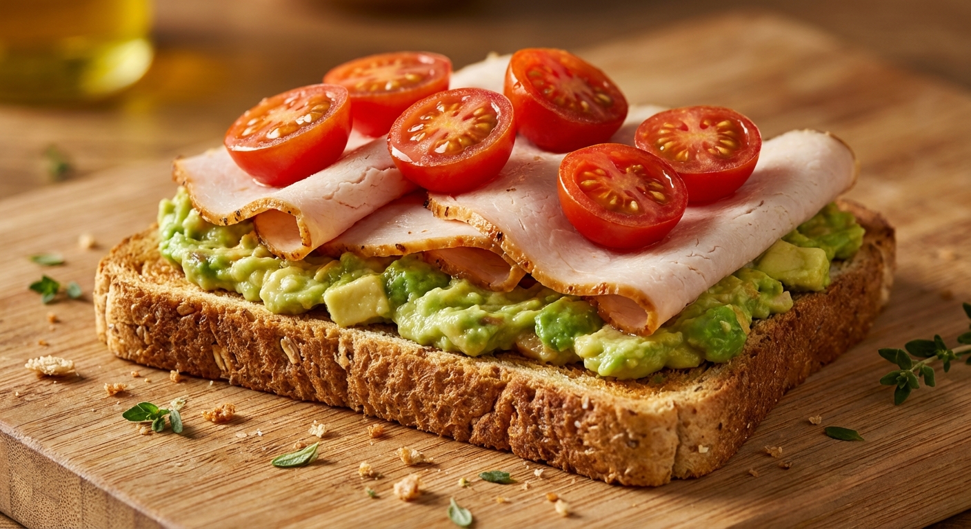 Мини-тосты с индейкой и авокадо 🥑🍞 — фото 2