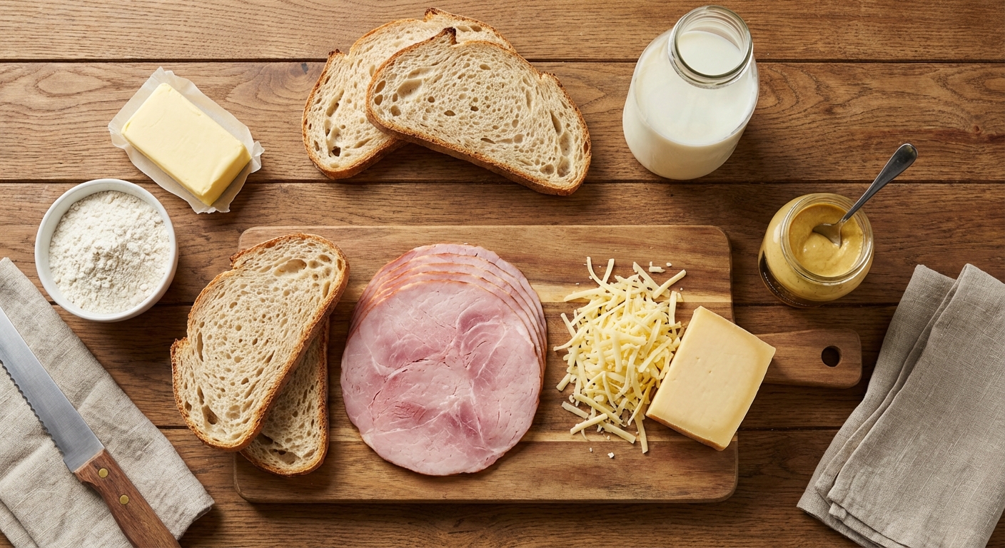 Крок‑месье по‑домашнему 🥪