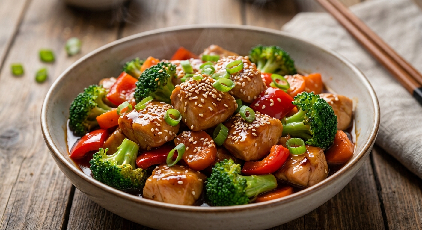 Куриный терияки‑вок 🍗🥦 — фото 3