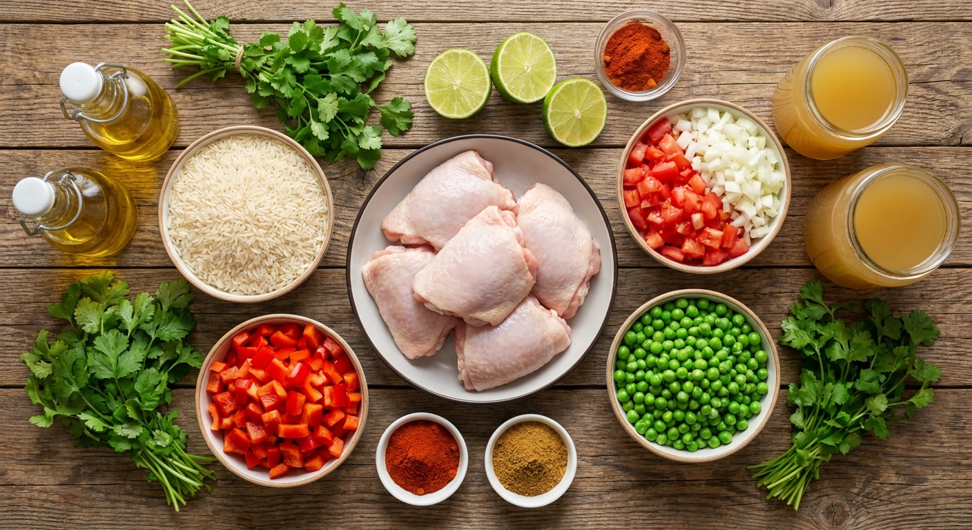 Арроз кон Полло — семейный ланч 🍗🌿