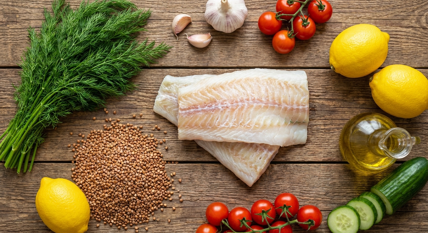 Треска с укропной корочкой 🐟