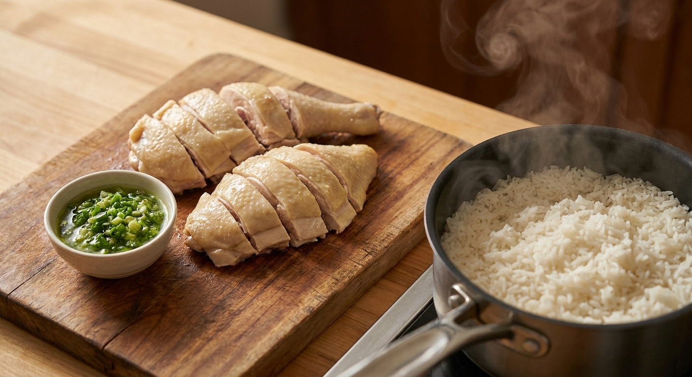 Хайнаньская курица на домашний лад 🍚 — фото 2