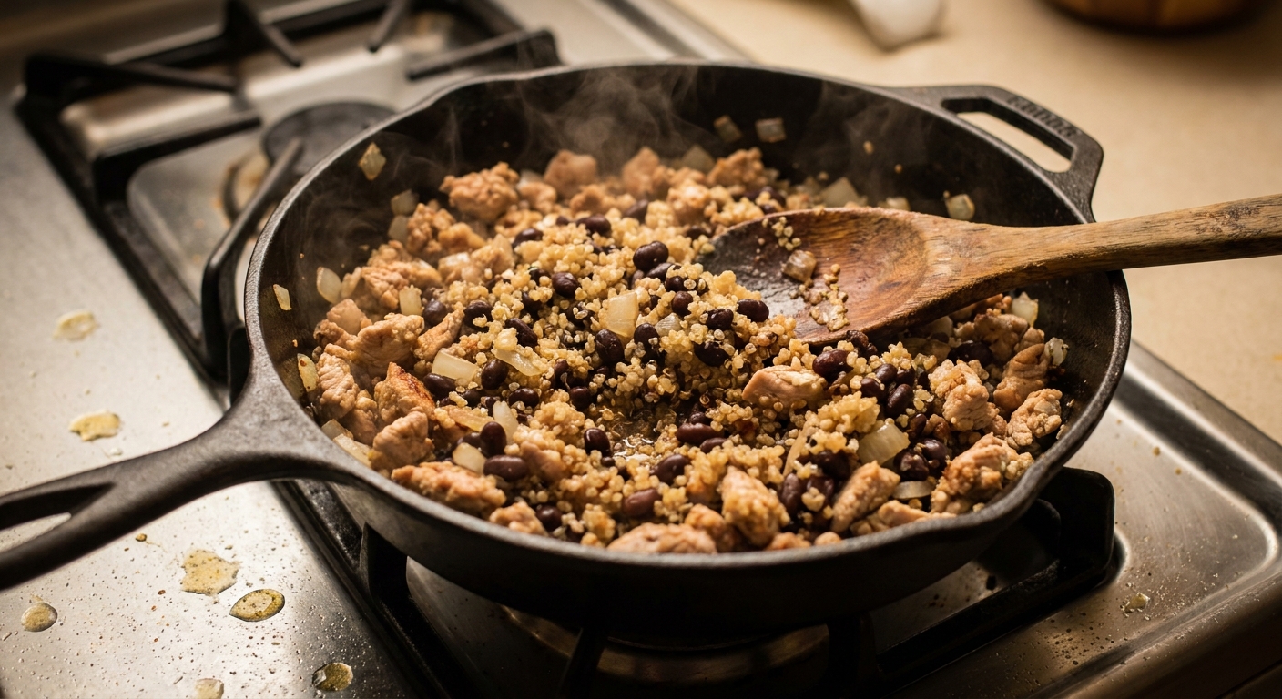 Лёгкие киноа‑энчилады с индейкой 🌮 — фото 2