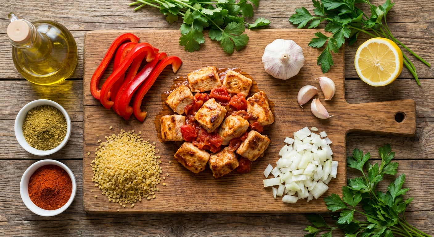 Чахохбили в лёгком обеде 🍅🍗