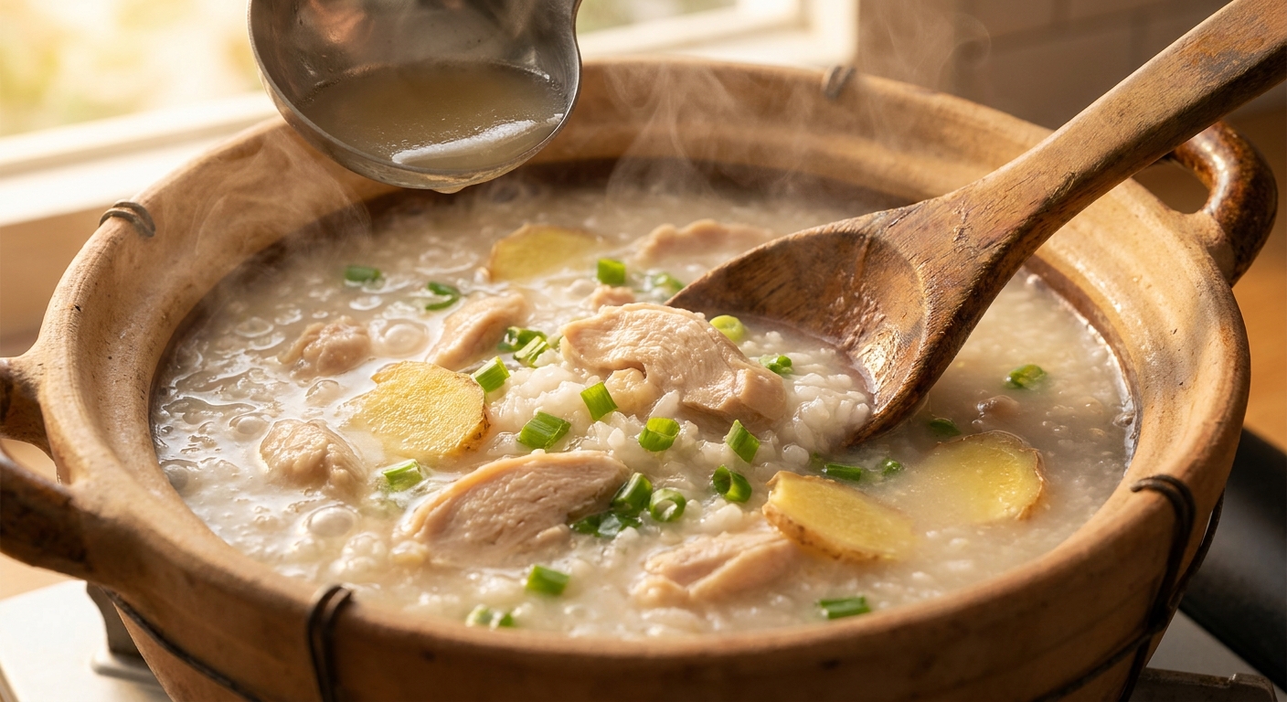 Тёплая имбирно‑куриная конжи 🌿🍲 — фото 2