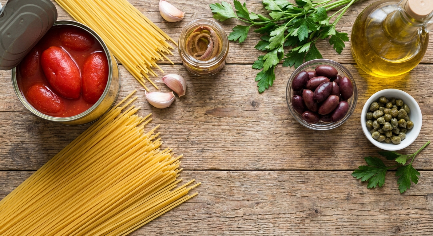 Паста путтанеска 🍝✨