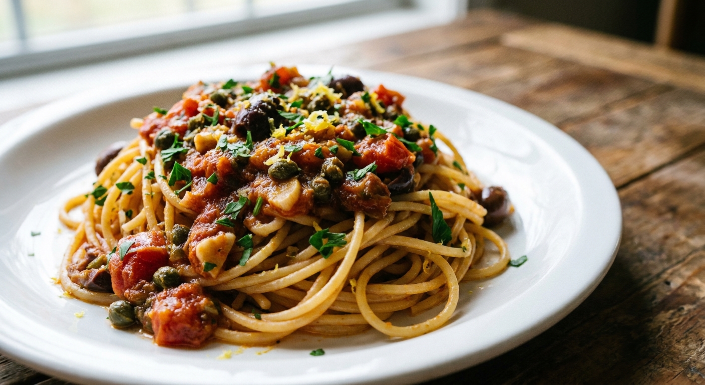 Паста путтанеска 🍝✨ — фото 3