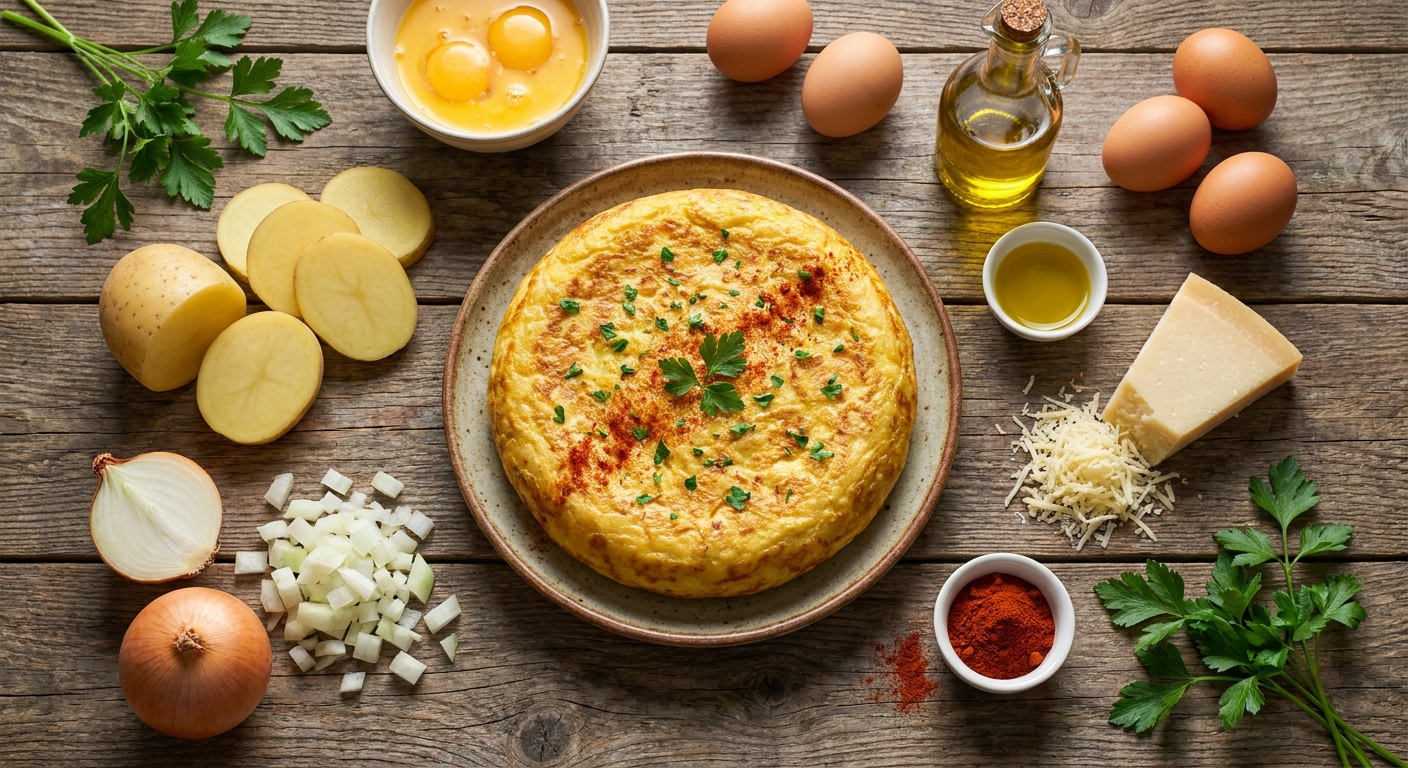 Испанская тортилья на завтрак 🥔🍳