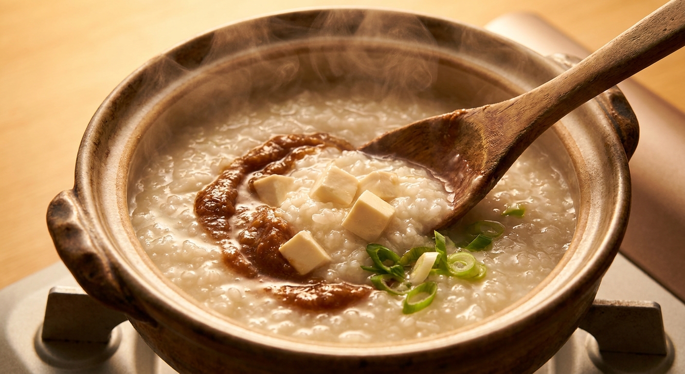 Мисо-конжи — лёгкий азиатский завтрак 🍚🌿 — фото 2