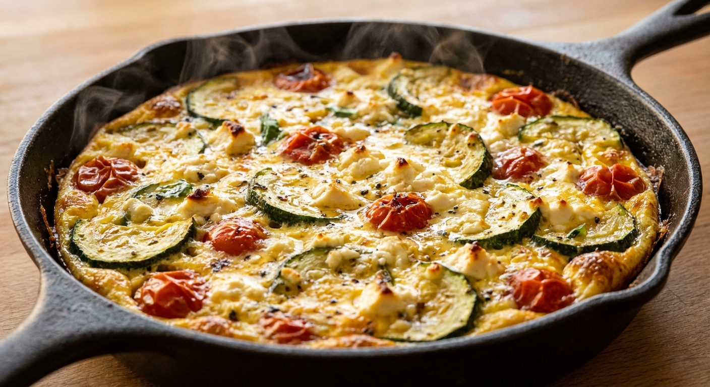 Фриттата с цукини и черри 🍅🥚 — фото 2