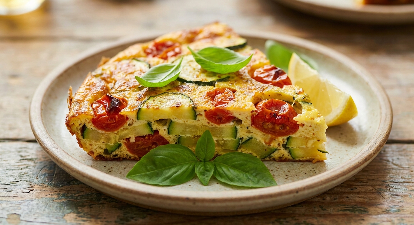 Фриттата с цукини и черри 🍅🥚 — фото 3