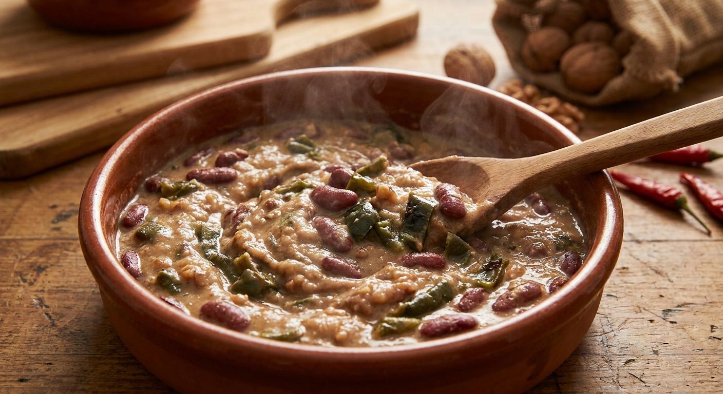 Тёплое лобио с ореховой ноткой 🌶️🥣 — фото 2