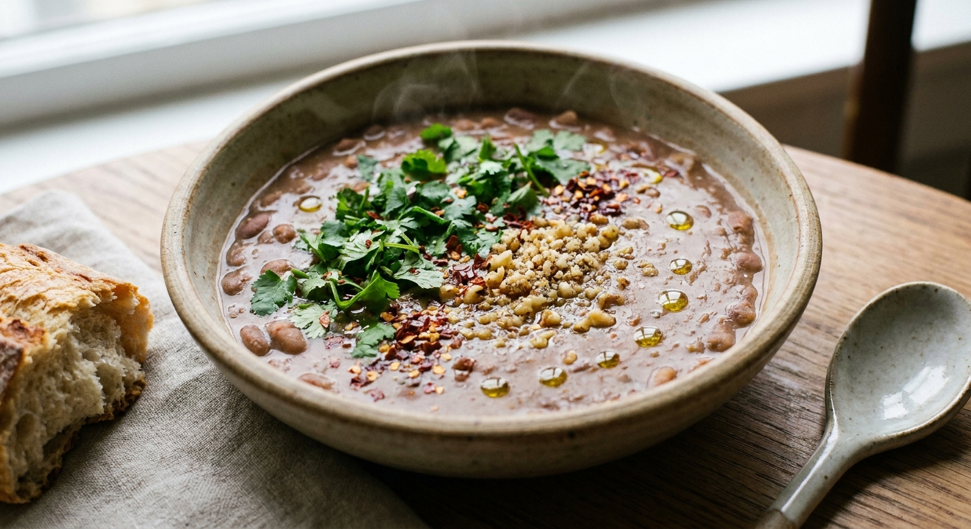 Тёплое лобио с ореховой ноткой 🌶️🥣 — фото 3