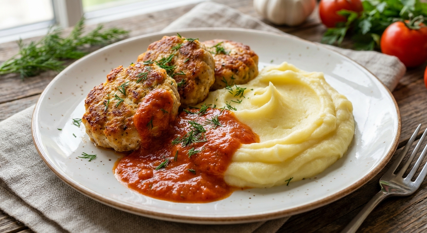 Рубленые куриные котлеты в духовке 🍽️ — фото 3