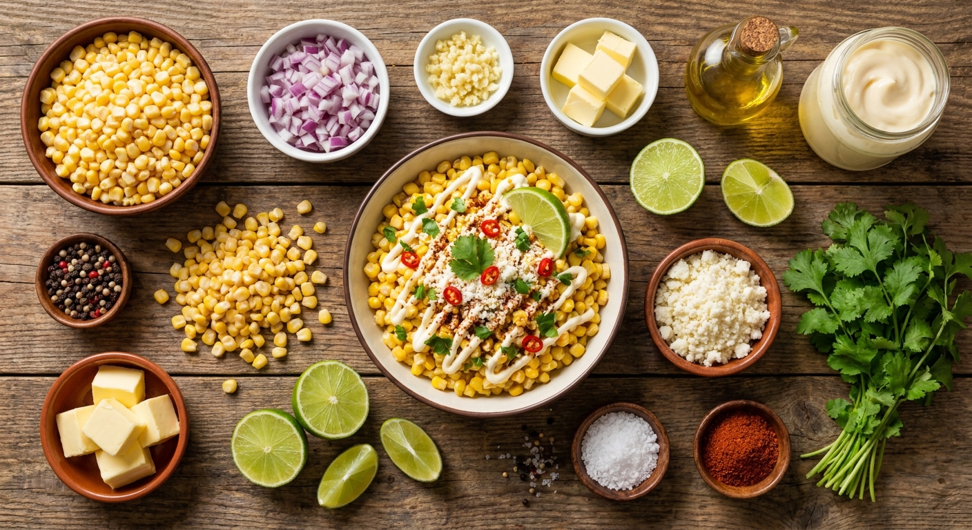 Эскитес — мексиканская кукурузная закуска 🌽🌶️