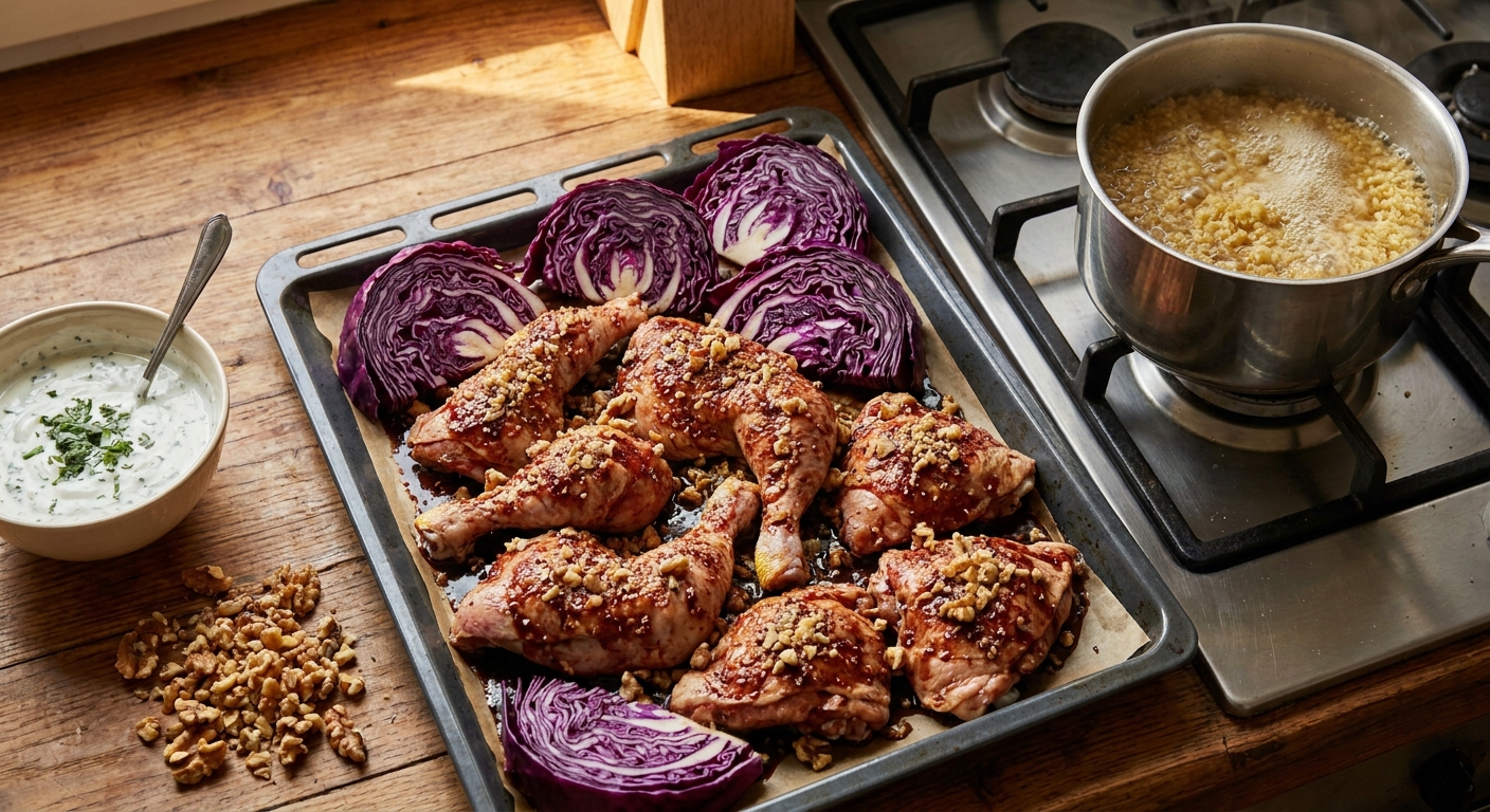 Гранатово-ореховая курица по‑кавказски 🍗🌿 — фото 2