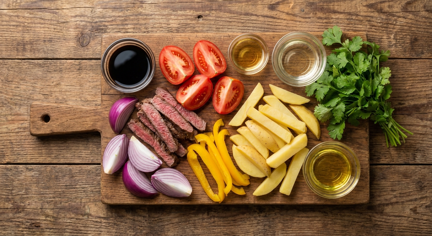 Ломо сальтадо — перуанская сковорода 🌶️🥩