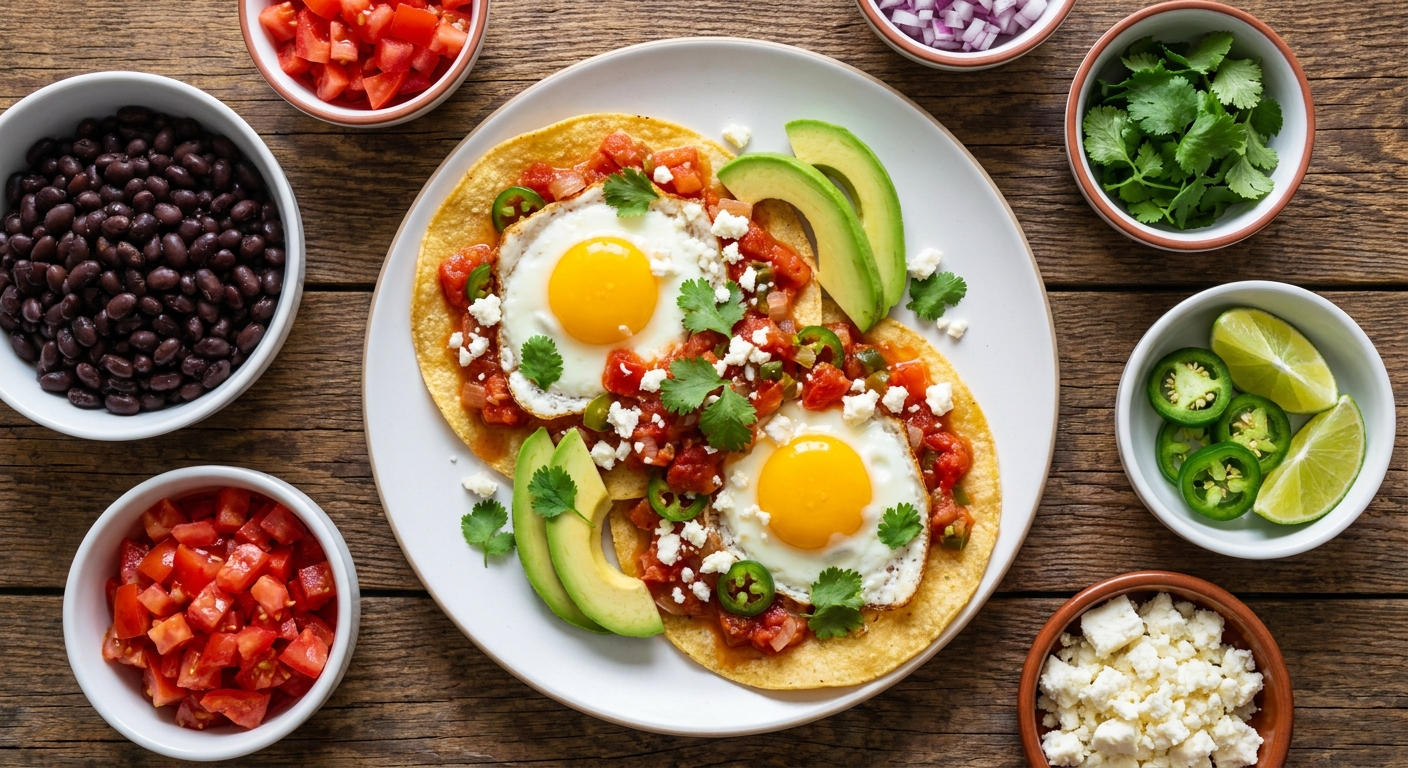 Huevos Rancheros — мексиканский завтрак 🌶️🍳