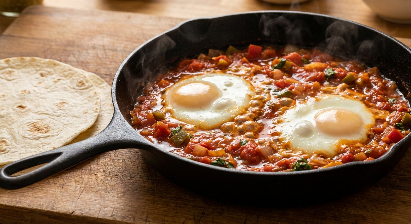 Huevos Rancheros — мексиканский завтрак 🌶️🍳 — фото 2