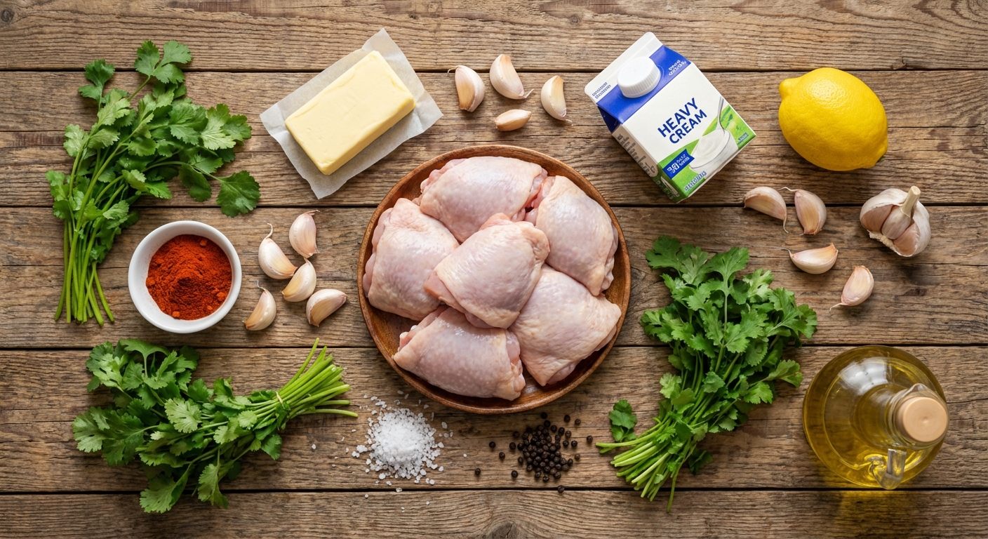 Чкмерули — чесночная курица в сливках 🍗🧄