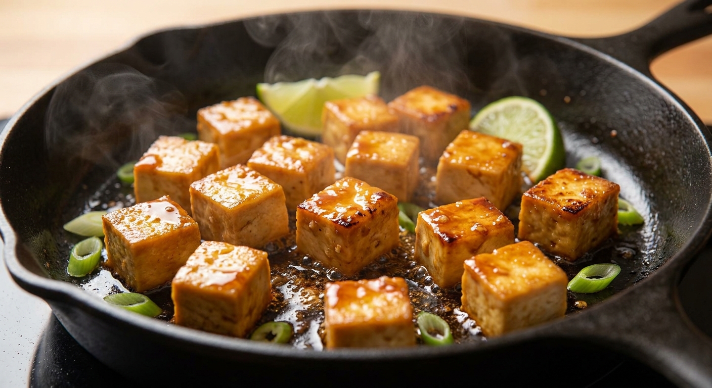 Имбирно‑лаймовый веган‑боул с тофу 🥢 — фото 2