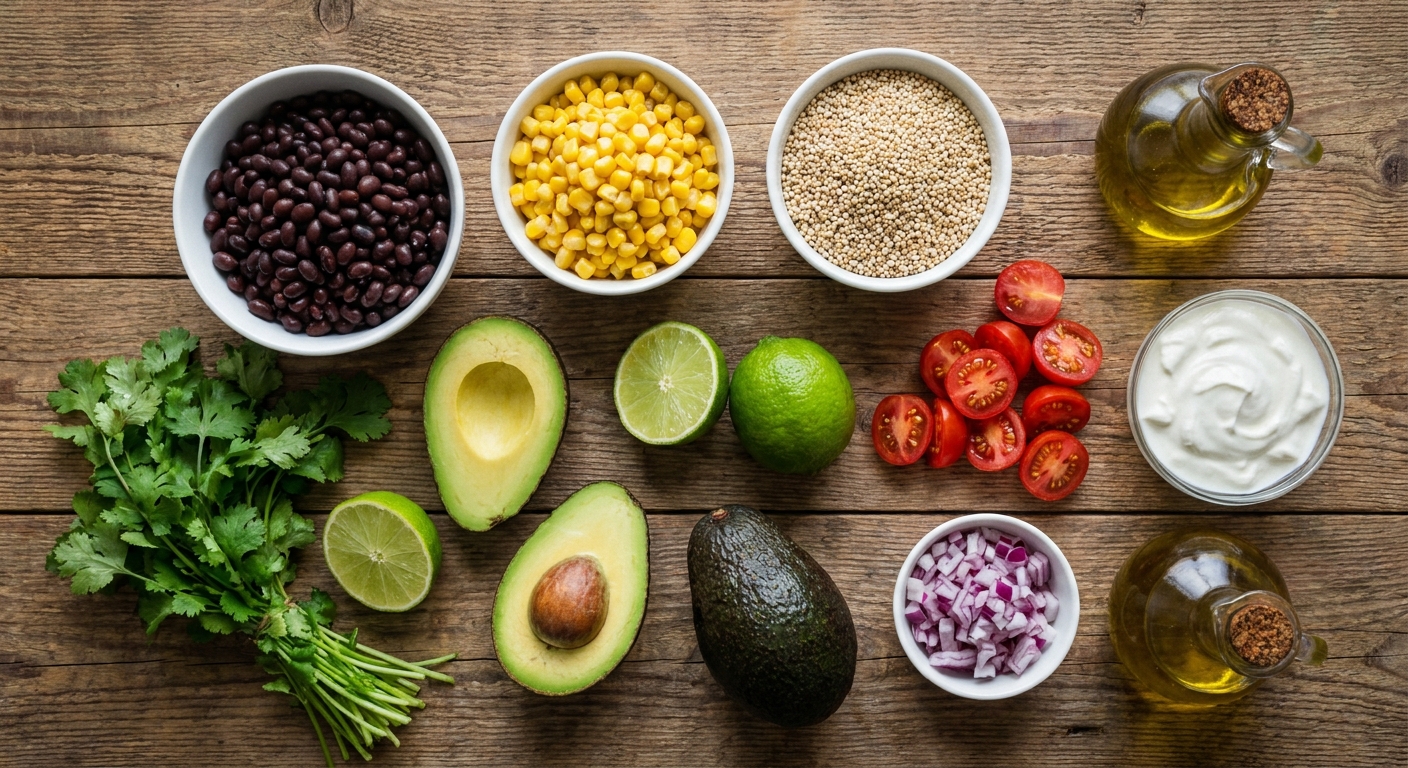 Чёрно‑фасолевые крокеты с авокадо‑сальсой 🥑🌽