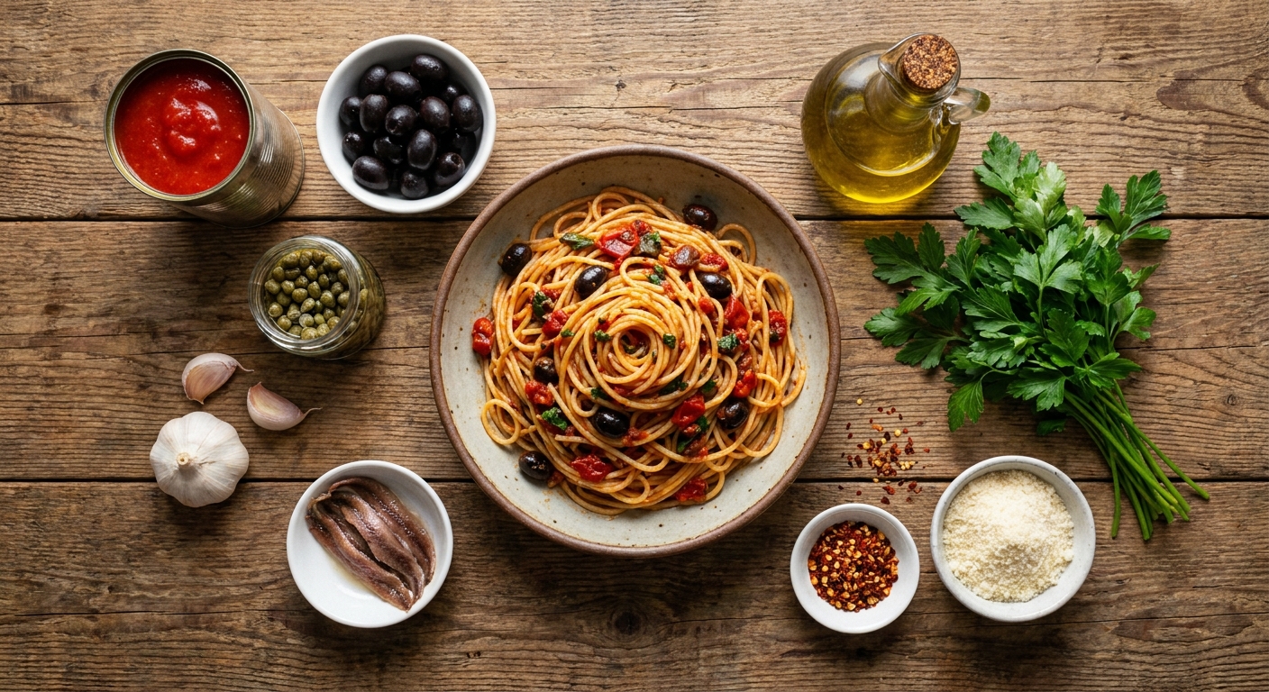 Спагетти путтанеска 🍝