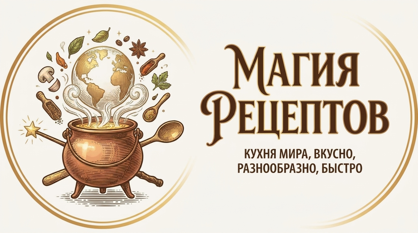 Магия Рецептов - Кухня Мира, Вкусно, Разнообразно, Быстро