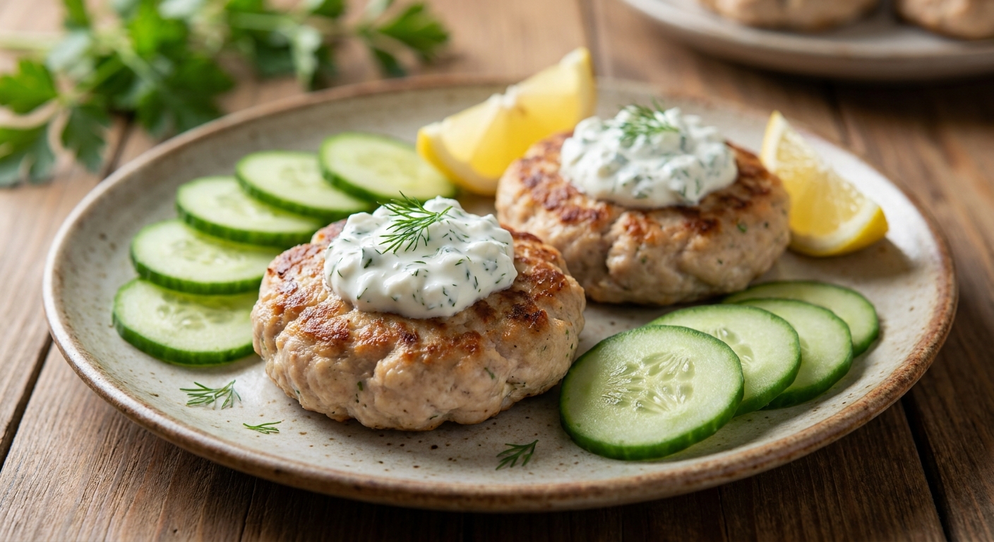Паровые котлеты из индейки с укропным творожком 🥚🌿 — фото 2