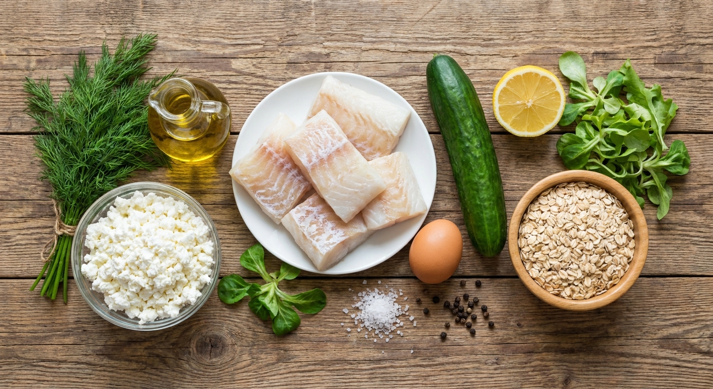 Паровые тефтели из трески 🌿🐟
