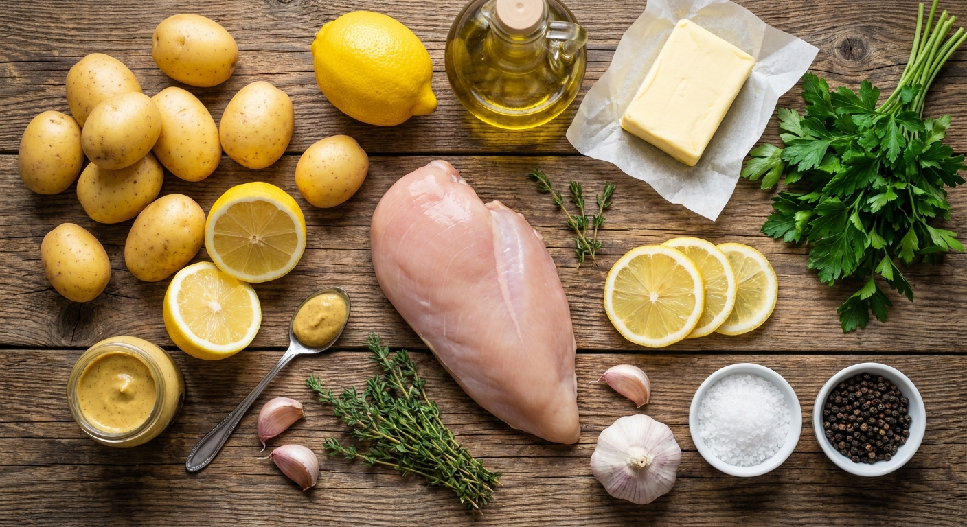 Курица в лимонно-горчичном соусе 🍋🍗