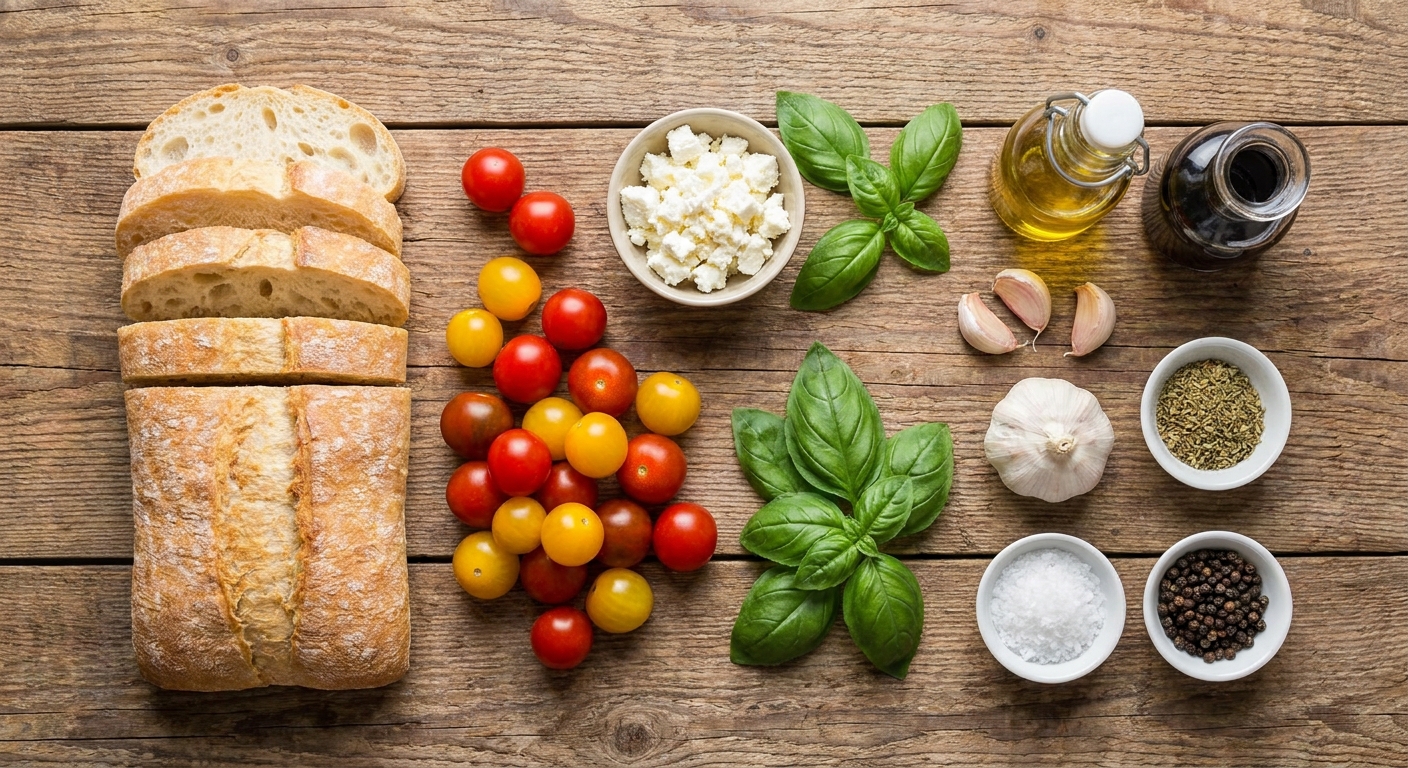 Брускетта Примавера 🍅🧀
