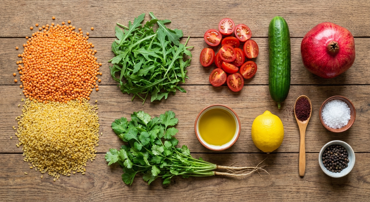 Кавказский тёплый боул с чечевицей 🥗