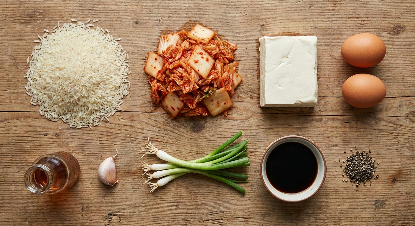 Ночной кимчи-джиге — тёплый рисовый суп с яйцом 🍲
