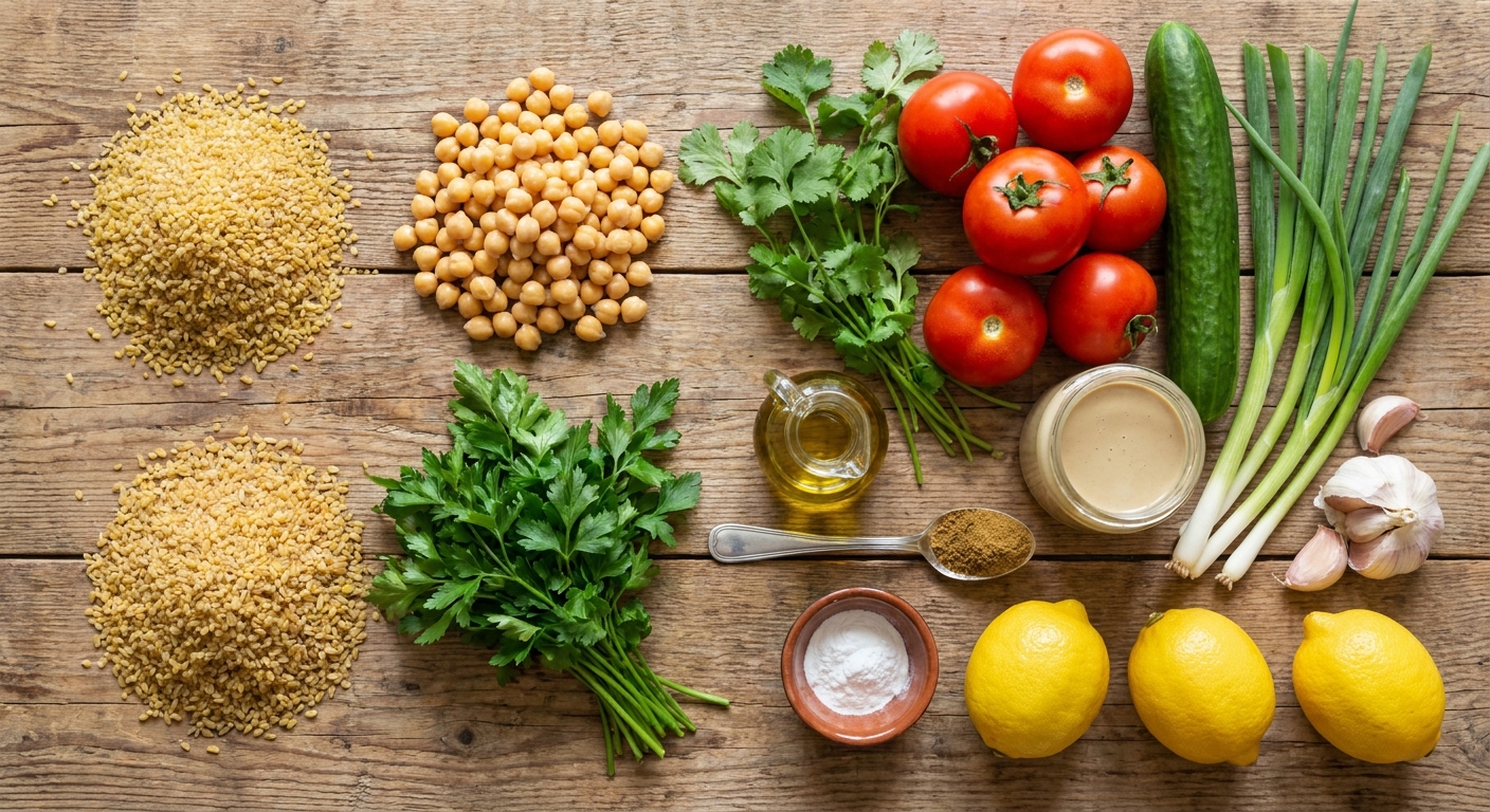 Запечённый фалафель с тёплым табуле 🧆🥗