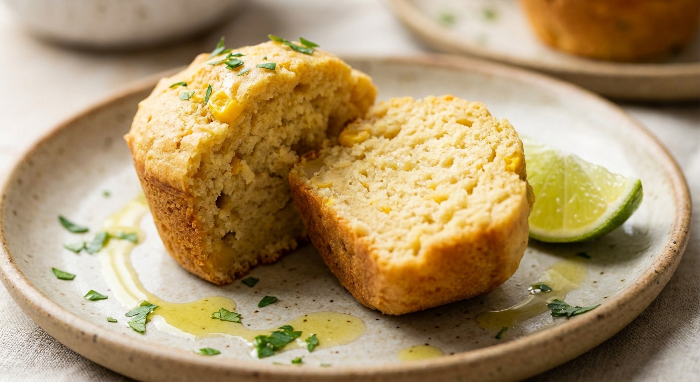 Маффины из нута и кукурузы 🌽🥯