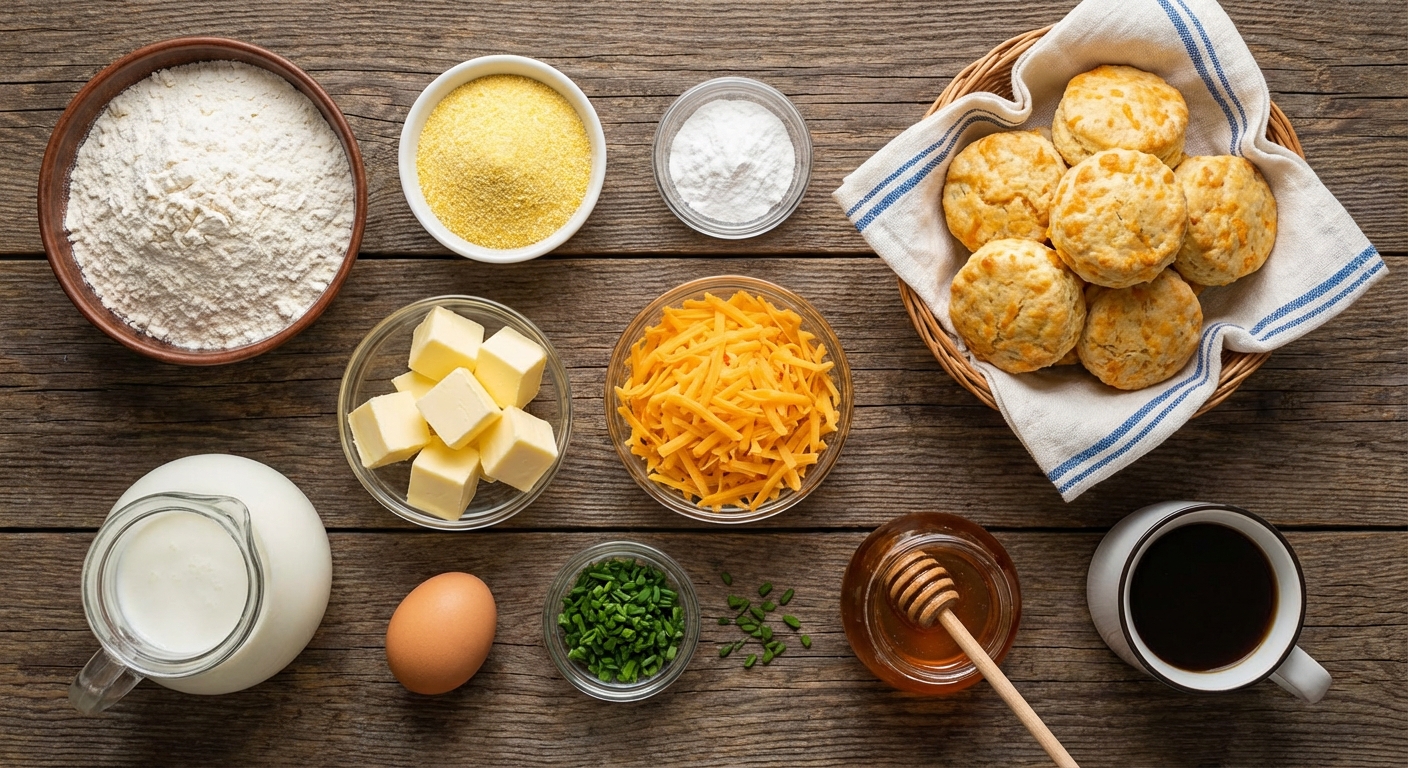 Чеддер-бисквиты 🧀☕