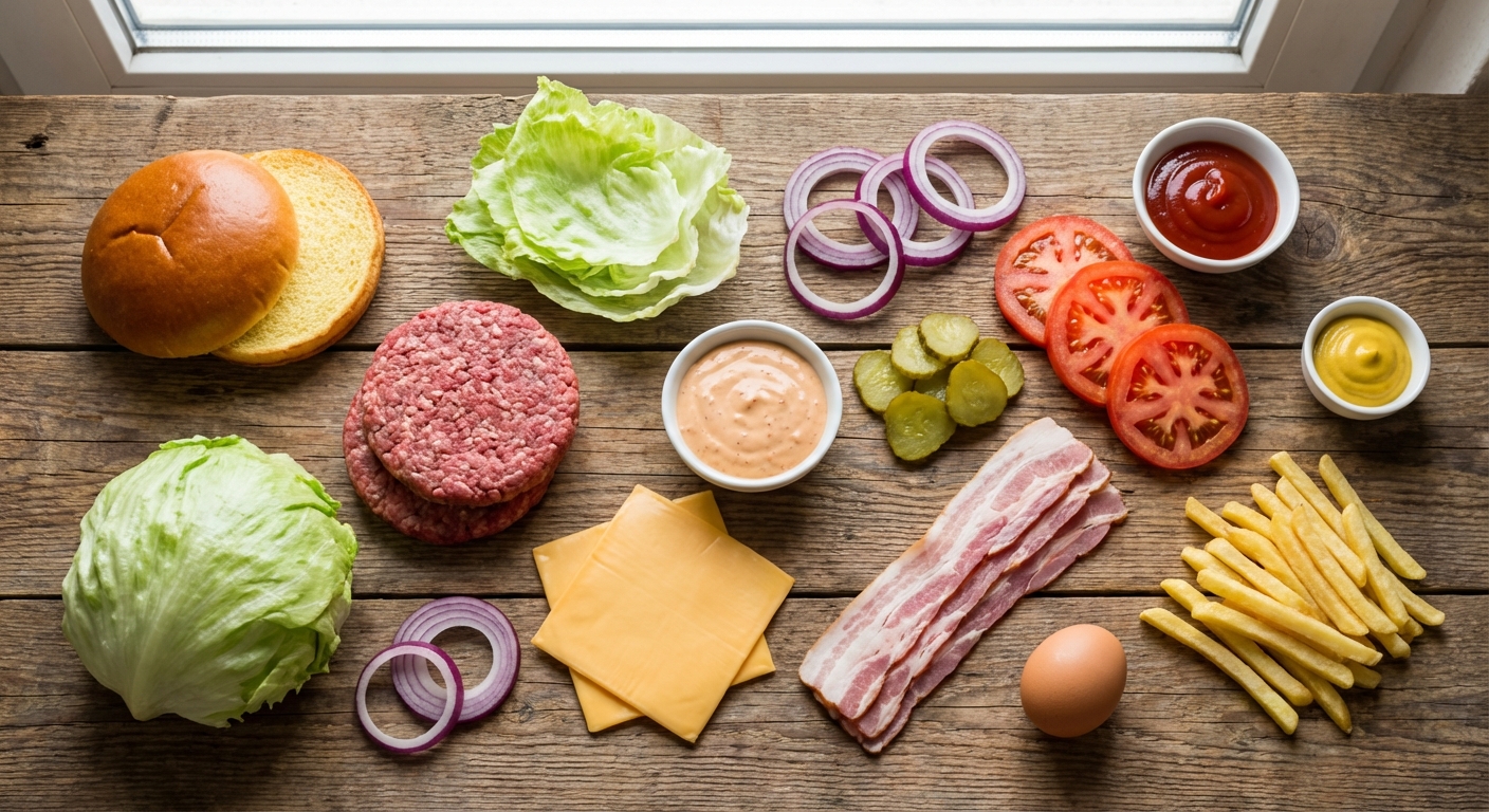 🍔 Американский Слоистый Бургер