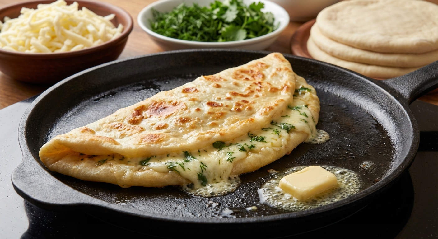 Осетинские сырные лепёшки на сковороде 🫓🧀 — фото 2