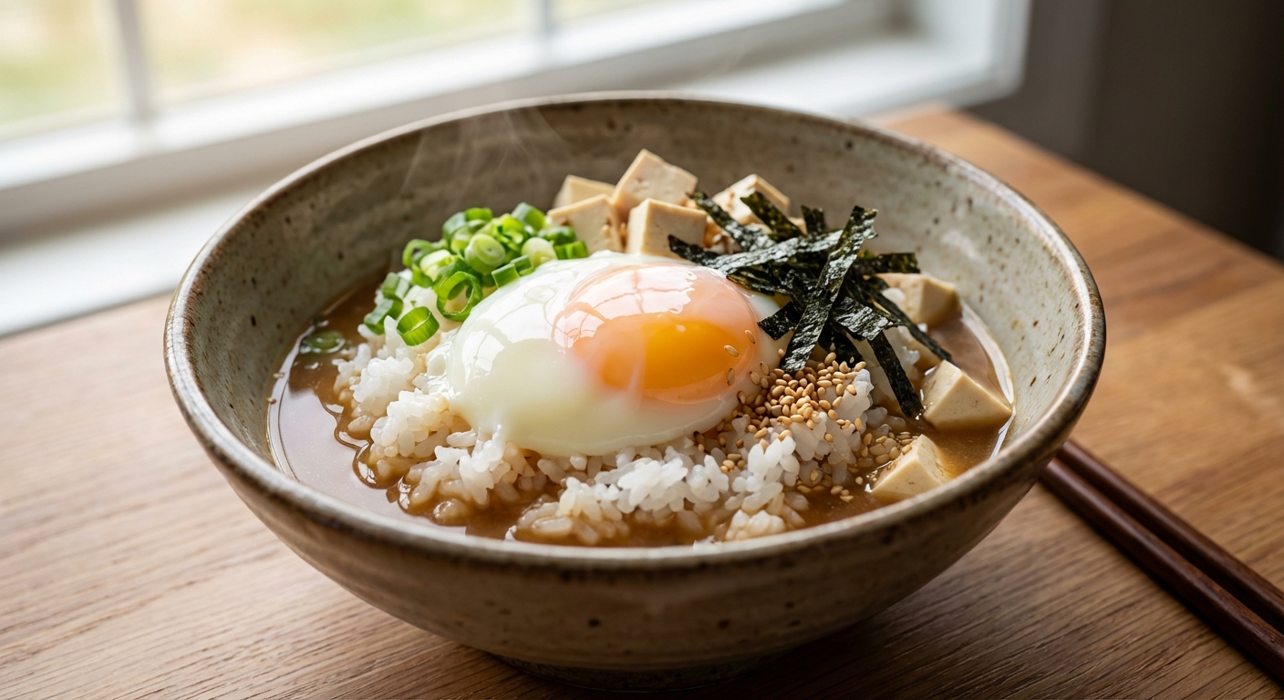 Онсен‑боул: японский утренний рис с яйцом 🍚🥚 — фото 3