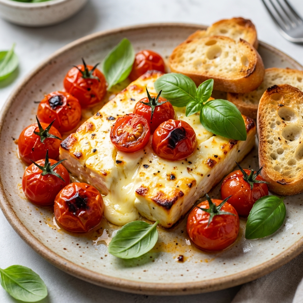 Запечённая фета с черри и хрустящими крошками 🧀🍅 — фото 3